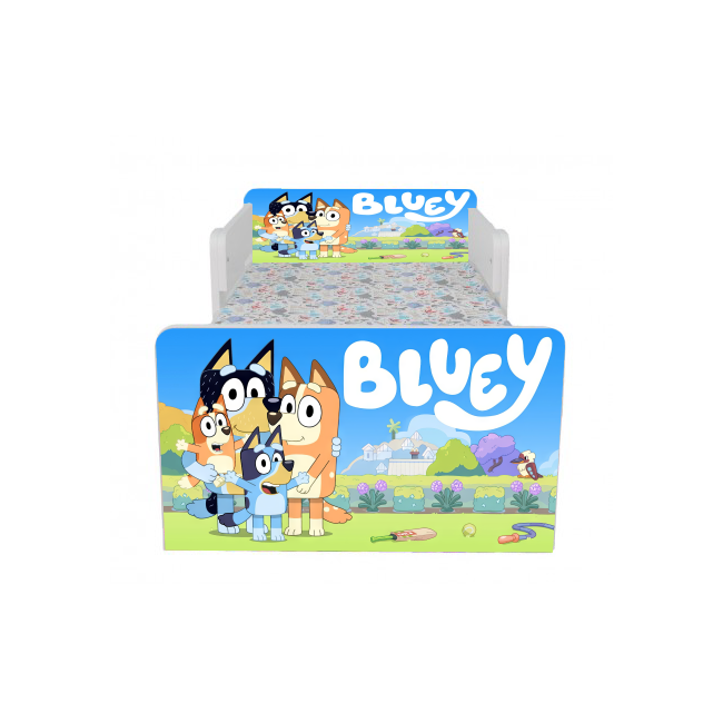 Pat Bluey 2, Cu Dubla Protectie, cu Saltea SafeNest 180x80x8 Cm, 2-16 Ani Ptv8013