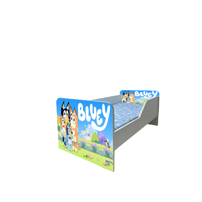 Pat Bluey 2 Gama Sleepy, cu Saltea SafeNest 140x70 Cm, 2-8 Ani  Ptv7747