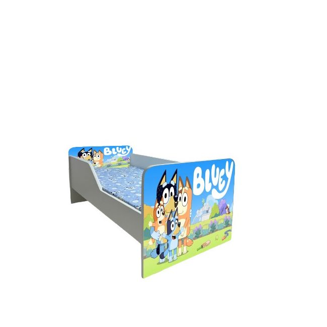 Pat Bluey 2 Gama Sleepy, cu Saltea SafeNest 180x80x8 Cm, 2-16 Ani Ptv7757