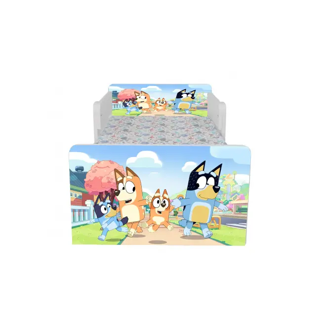 Pat Bluey 3, Cu Dubla Protectie, cu Saltea SafeNest 140x70 Cm, 2-8 Ani  Ptv8024