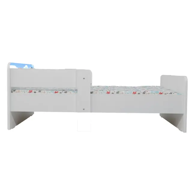 Pat Bluey 3, Cu Dubla Protectie, cu Saltea SafeNest 160x80 Cm, 2-12 Ani  Ptv8027