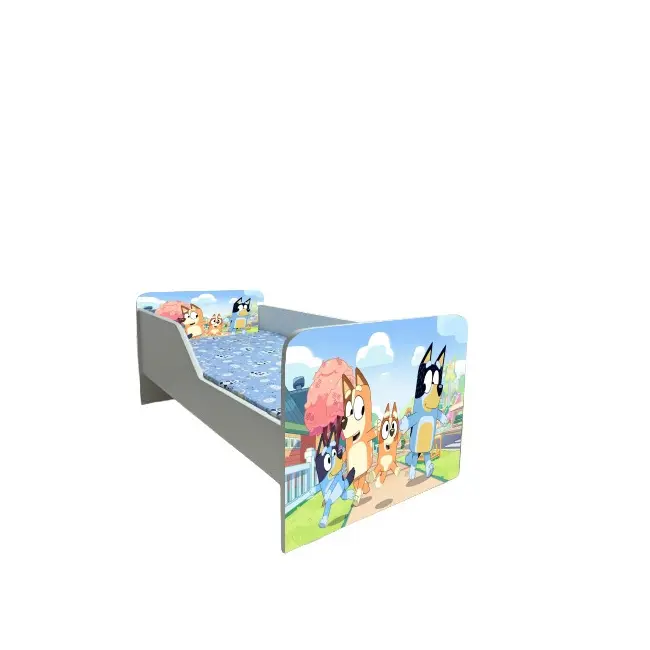 Pat Bluey 3 Gama Sleepy, cu Saltea SafeNest 160x80 Cm, 2-12 Ani  Ptv7776