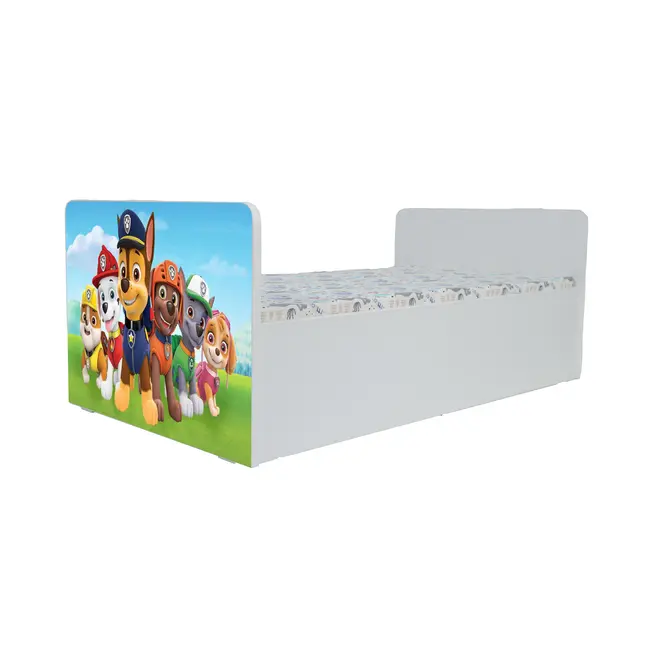 Pat Paw Patrol Gama Nani, cu Saltea SafeNest 140x70 Cm, 2-8 Ani  Ptv8344