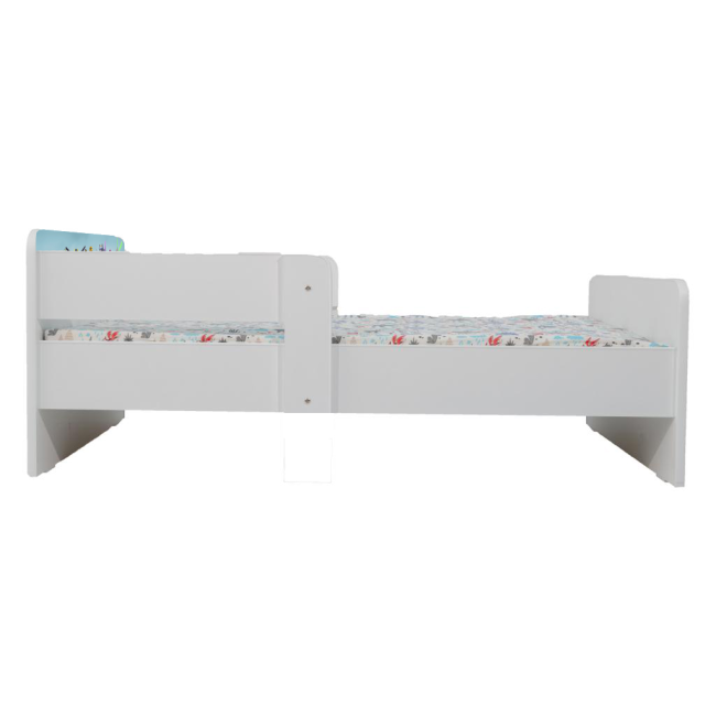 Pat Roblox, Cu Dubla Protectie, cu Saltea SafeNest 180x80x8 Cm, 2-16 Ani Ptv8104
