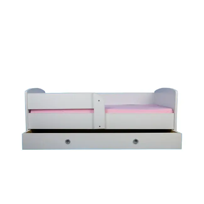 Pat baieti Roblox 2 cu Protectii laterale, cu Saltea SafeNest 160x80 Cm, 2-12 Ani  Ptv7600