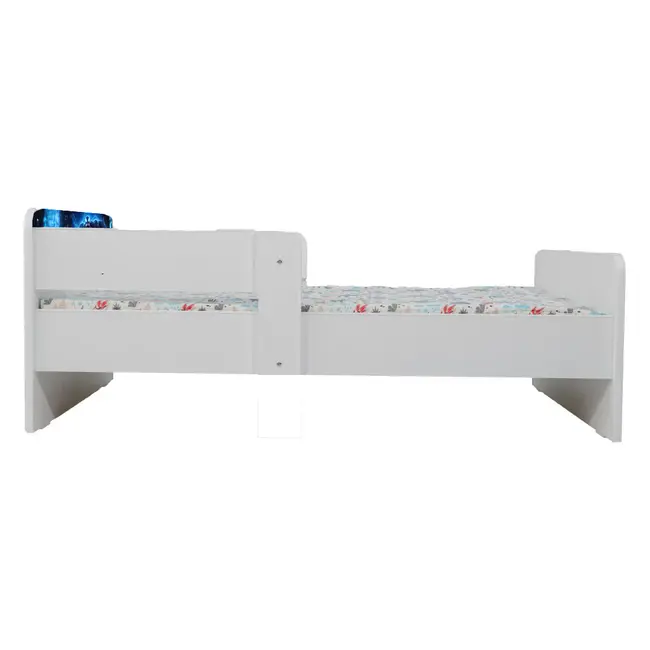 Pat baieti Spiderman Venom, Cu Dubla Protectie, cu Saltea SafeNest 140x70 Cm, 2-8 Ani  Ptv8046