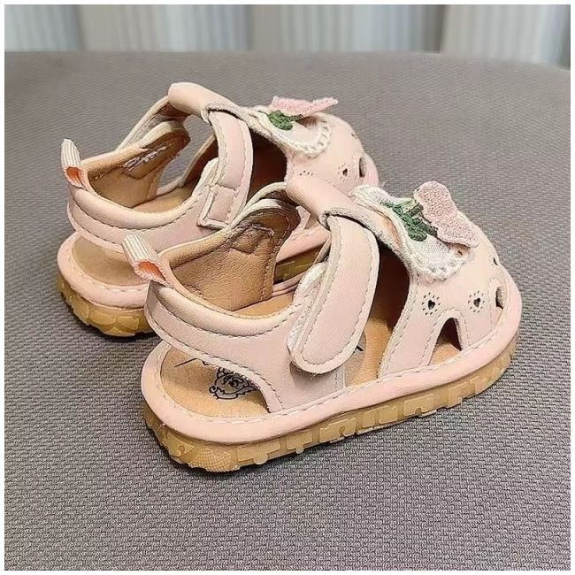 Sandalute roz pudra cu piuitoare - cirese md2025su02-1-c