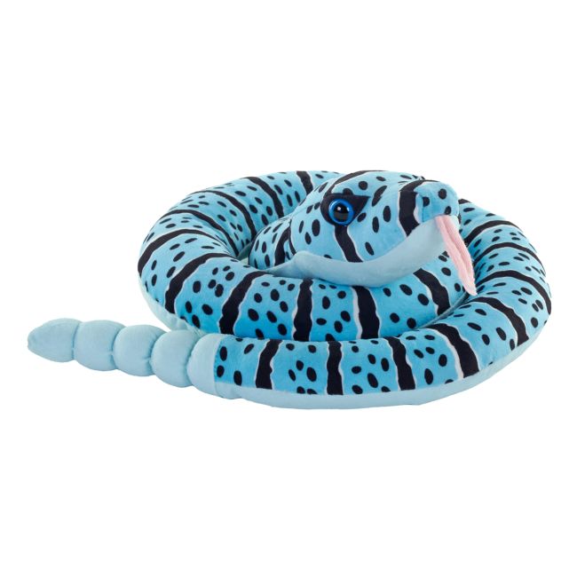 Sarpe cu clopotei albastru- jucarie de plus wild republic 91 cm wr28179