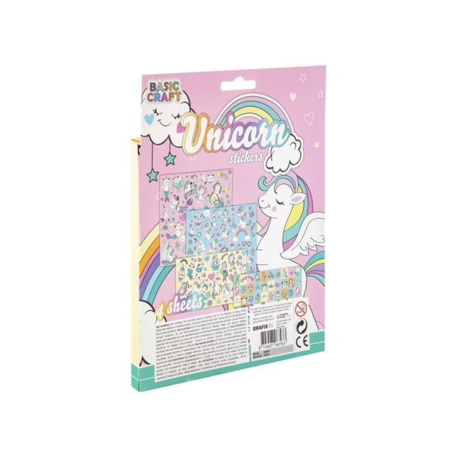 Set 100 abtibilduri cu unicorni