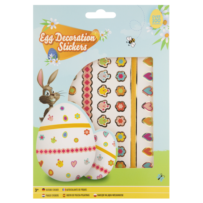 Set abtibilduri decorative oua paste - model 1