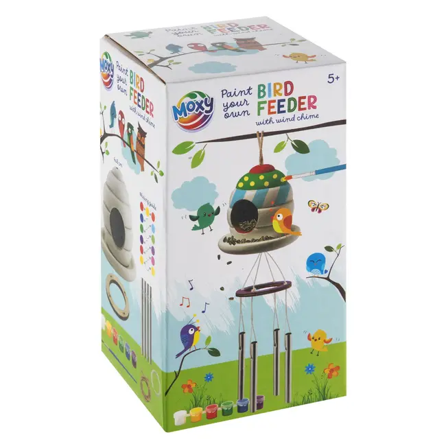 Set creativ - casuta pasarilor cu clopotel de vant