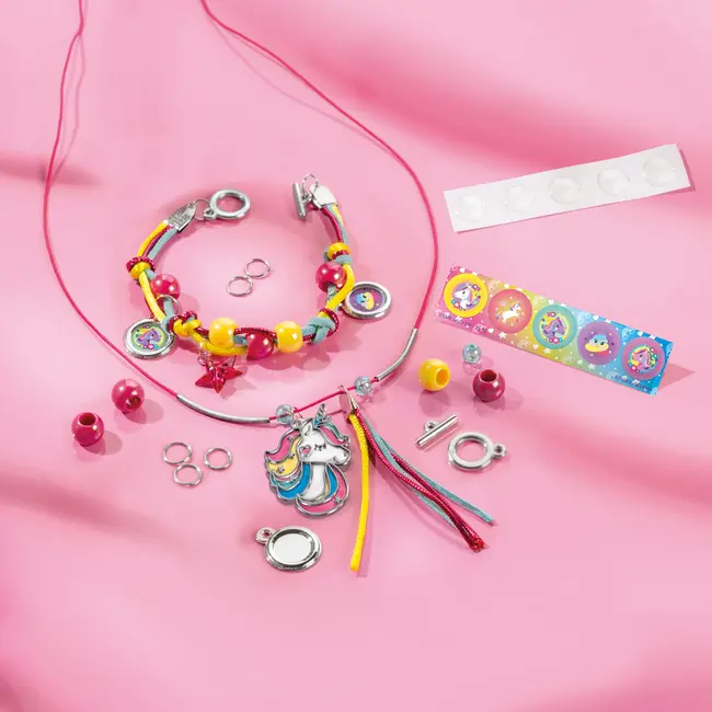 Set creativ 2 in 1 - bijuterii & gentuta unicorni