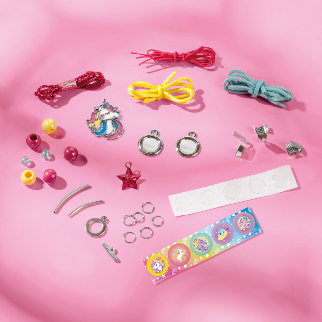 Set creativ 2 in 1 - bijuterii & gentuta unicorni
