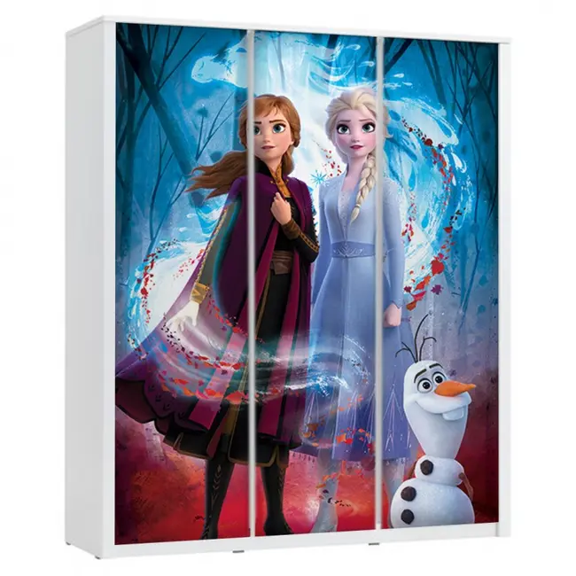 Sifonier pentru fetite de inspiratie Frozen, in 3 usi - PTV180120SIF