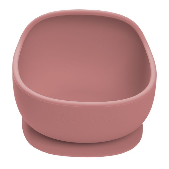Bol din silicon cu ventuza, AppeKids, Classic - Old Rose KRTAK276104