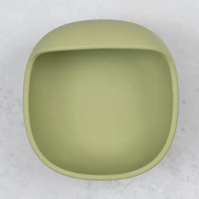 Bol din silicon cu ventuza, AppeKids, Classic - Raw Green KRTAK276135