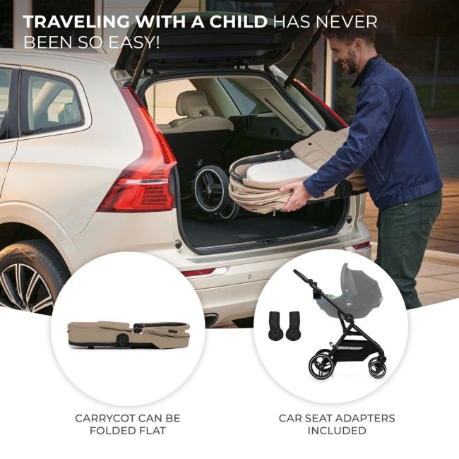CARUCIOR KINDERKRAFT YOXI 3IN1 (MINK PRO) BEJ NISIP VIVKSYOXI00BEG3000