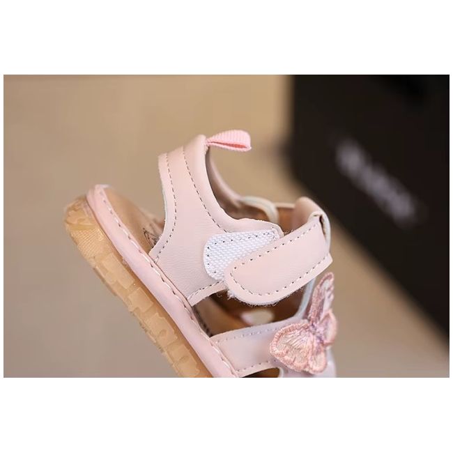 Sandalute roz cu piuitoare - fluturas mb2025su12-2-sa47