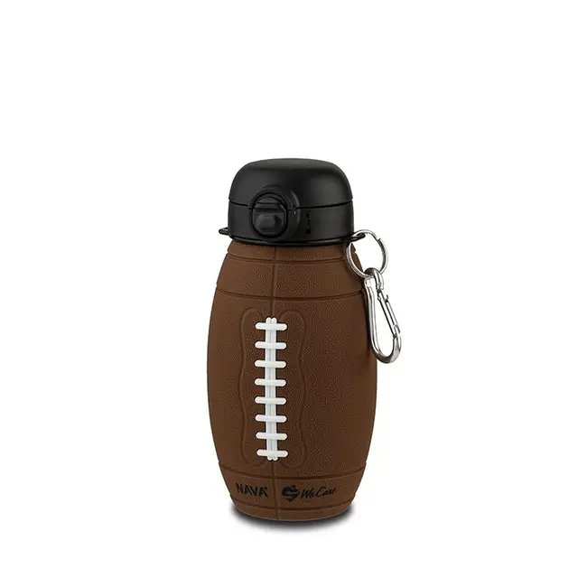 Sticla de apa din silicon, nava we care, 700 ml, minge rugby smb10-006-001