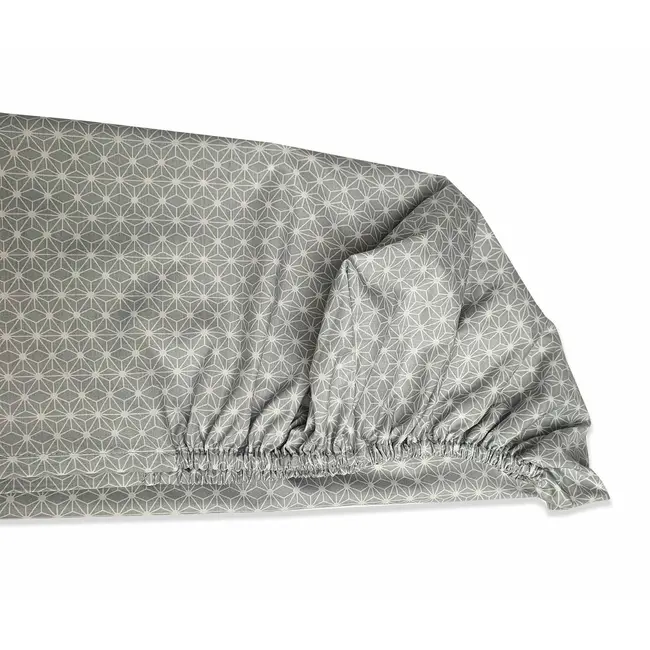 Cearceaf Shiny, cu elastic, din bumbac, 60x107 cm KDECE60107SH