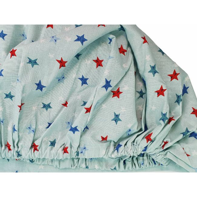 Cearceaf Stelute somnoroase, cu elastic, din bumbac, 70x120 cm KDECE70120SS