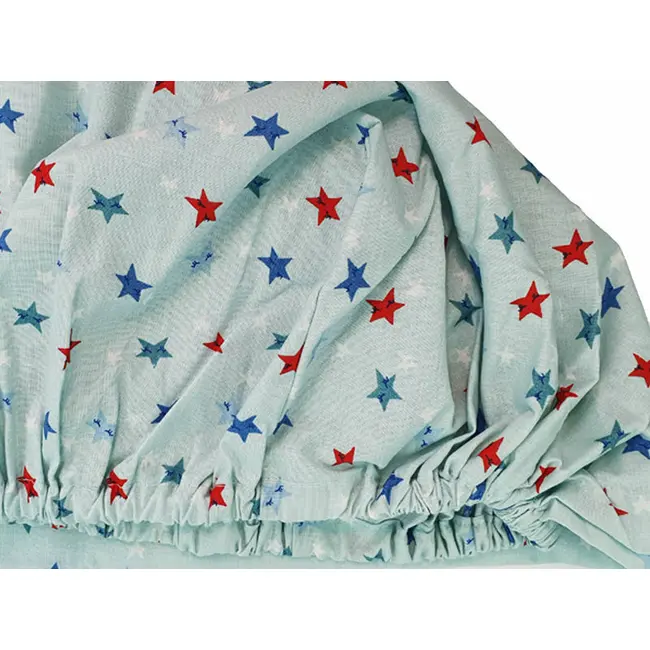 Cearceaf Stelute somnoroase, cu elastic, din bumbac, 70x120 cm KDECE70120SS
