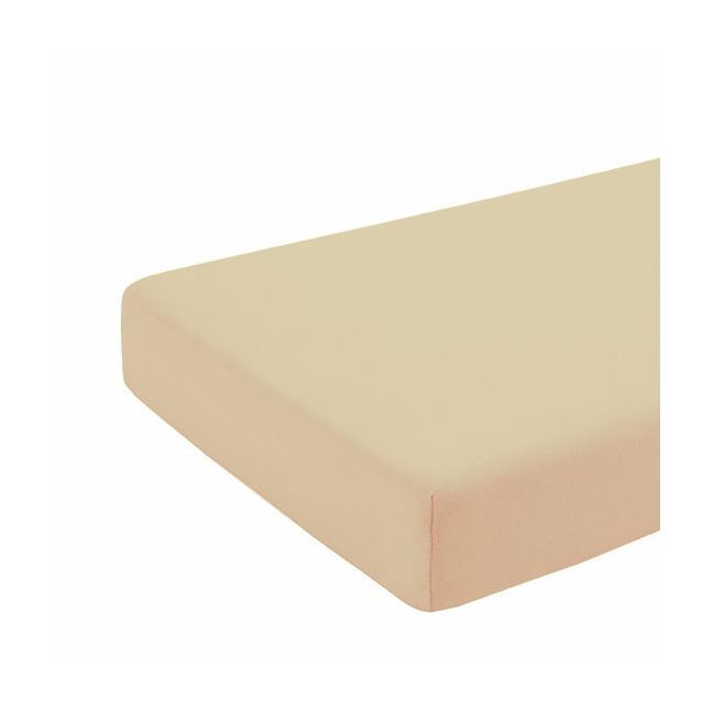 Cearceaf cappuccino, cu elastic, din bumbac, 60x85 cm KDECE6085CCPP
