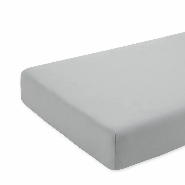 Cearceaf gri, cu elastic, din bumbac, 52x95 cm KDECE95GRI