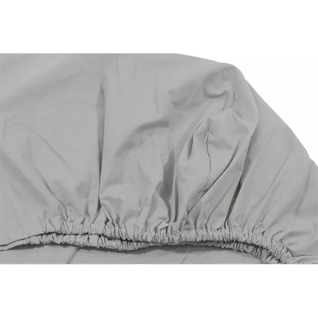 Cearceaf gri, cu elastic, din bumbac, 52x95 cm KDECE95GRI