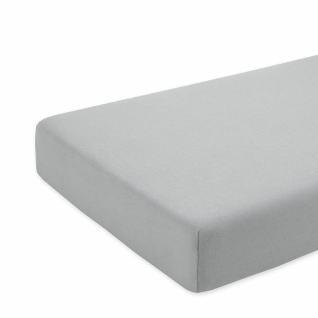 Cearceaf gri, cu elastic, din bumbac, 70x110 cm KDECE70110GRI