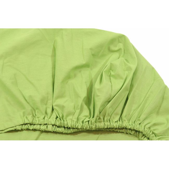 Cearceaf verde, cu elastic, din bumbac, 60x107 cm KDECE60107V