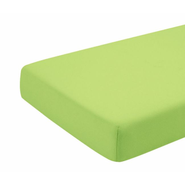 Cearceaf verde, cu elastic, din bumbac, 70x110 cm KDECE70110V