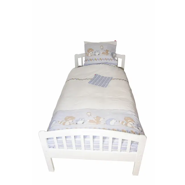 Lenjerie pat copii Odette Blue, din bumbac, 100x135 cm KDEHP100135HP4060ODTB