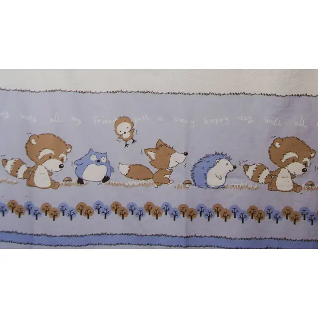 Lenjerie pat copii Odette Blue, din bumbac, 100x140 cm KDEHP100140HP4060ODTB