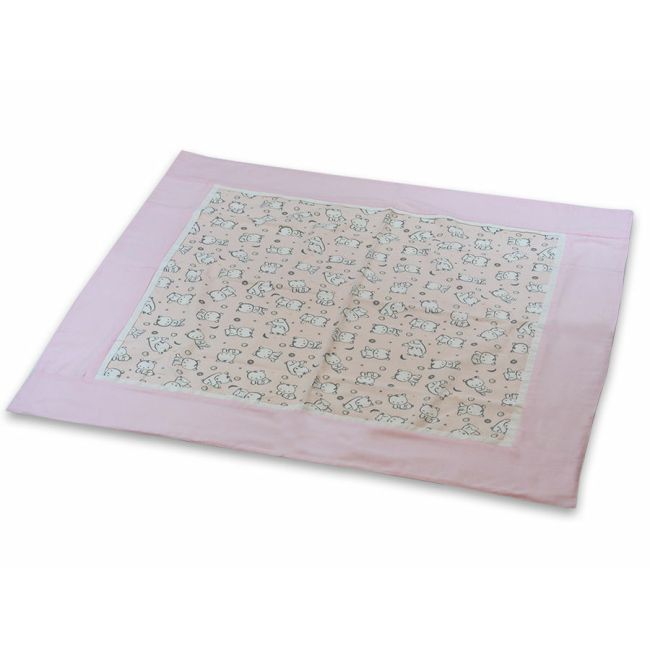 Paturica Baby Bear roz, cu spate finet KDEPF80X80BBR