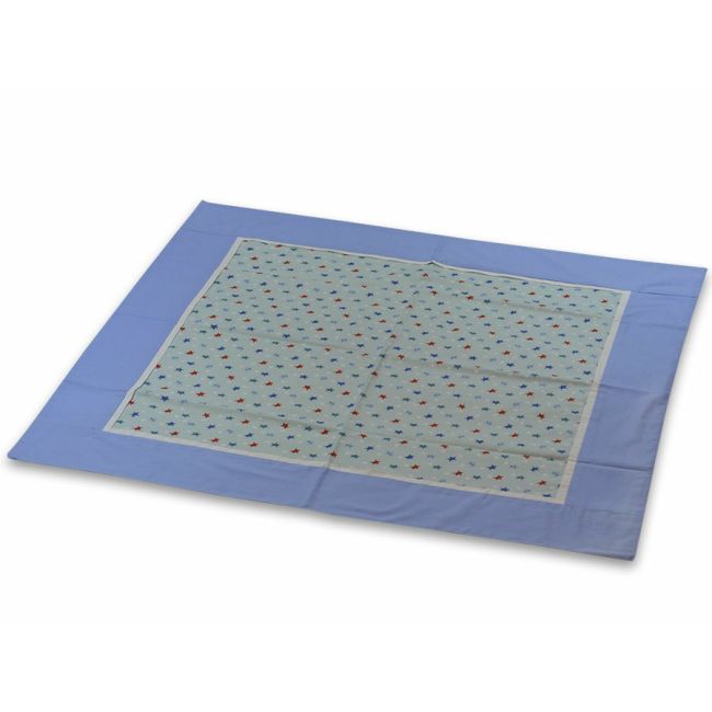 Paturica Stelute somnoroase cu albastru, cu spate finet KDEPF80X80SS