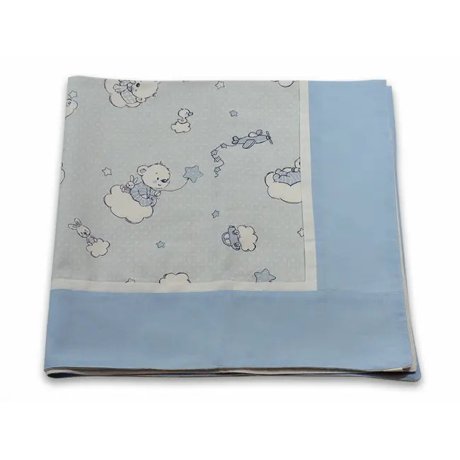 Paturica Ursuletul Martinica cu albastru, cu spate finet KDEPF80X80UMAB