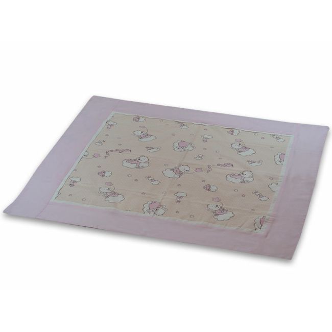Paturica Ursuletul Martinica cu roz, cu spate finet KDEPF80X80UMR