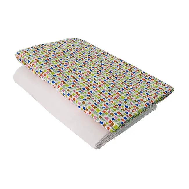Set cearceafuri Mozaic, cu elastic, din bumbac, 60x120 cm KDECE260120MZC