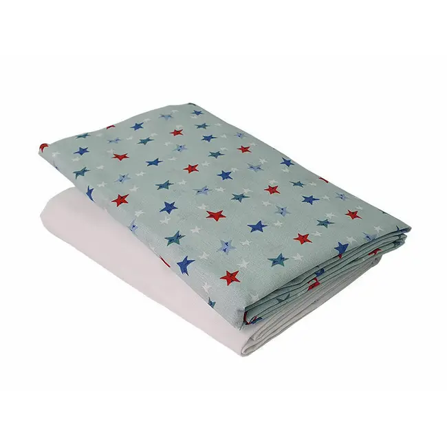 Set cearceafuri Stelute somnoroase, cu elastic, din bumbac, 70x110 cm KDECE270110SS