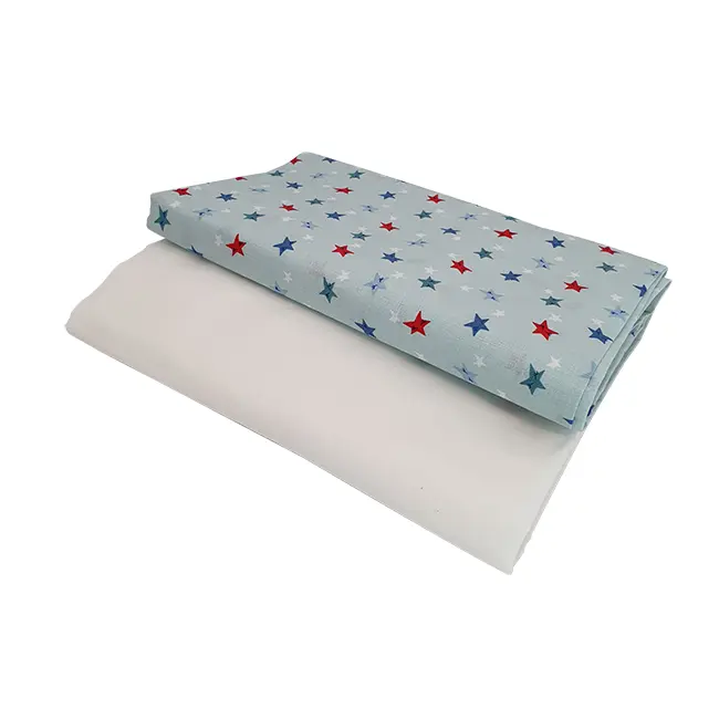 Set cearceafuri Stelute somnoroase, cu elastic, din bumbac, 70x110 cm KDECE270110SS