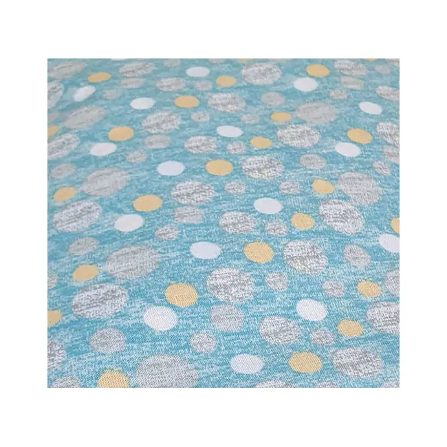 Set protectii patut Bubble Blue, din bumbac, 60x120 cm KDE35NBBBLU