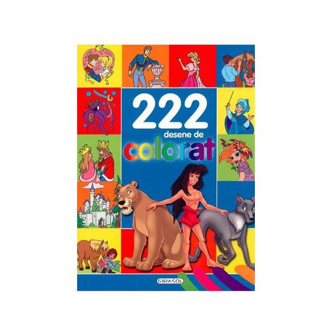 222 Desene de Colorat - EVSgir_9786065257375