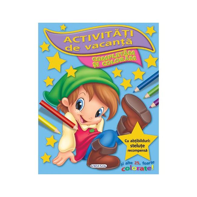 Activitati de Vacanta Completam si Coloram - EVSgir_9786065255906