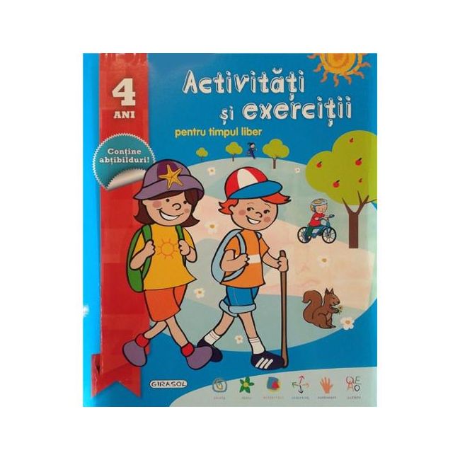 Activitati si Exercitii pentru Timpul Liber 4 Ani - EVSgir_9786065256880