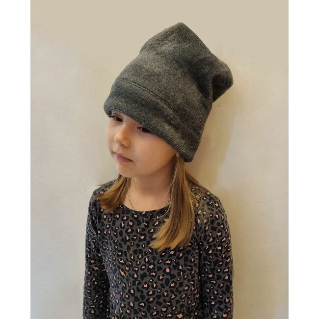 Set caciula cu guler Fleece Gray, 35-39 cm KDECPF36GR