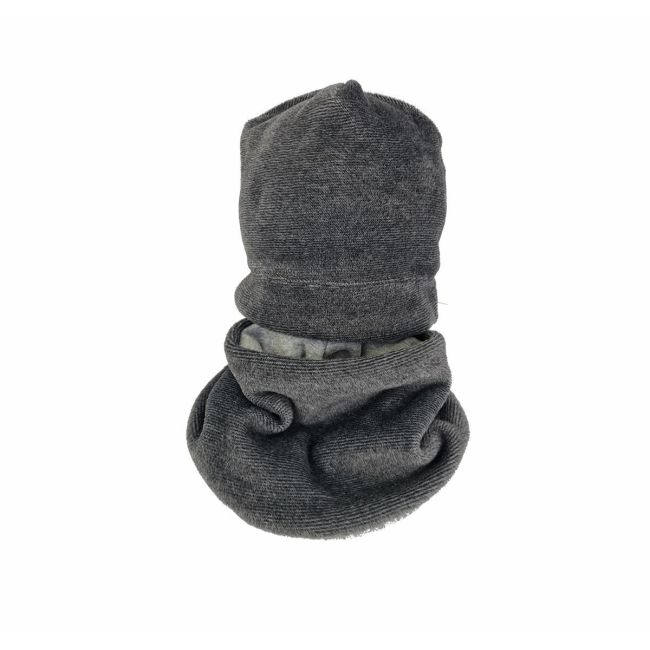 Set caciula cu guler Fleece Gray, 46-48 cm KDECPF1836GR