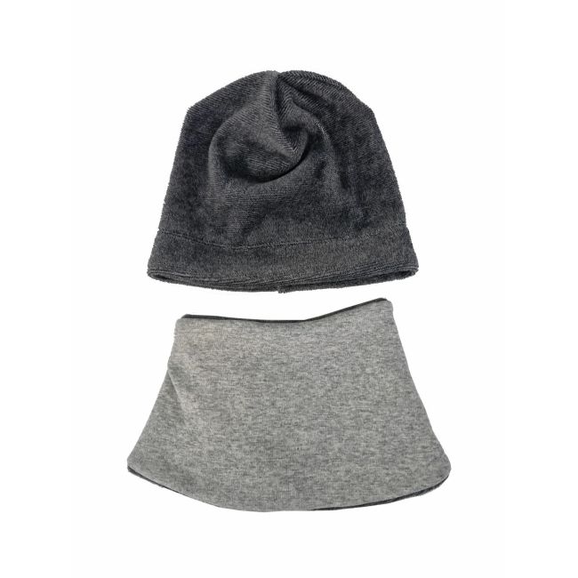 Set caciula cu guler Fleece Gray, 50.5-52 cm KDECPF68GR