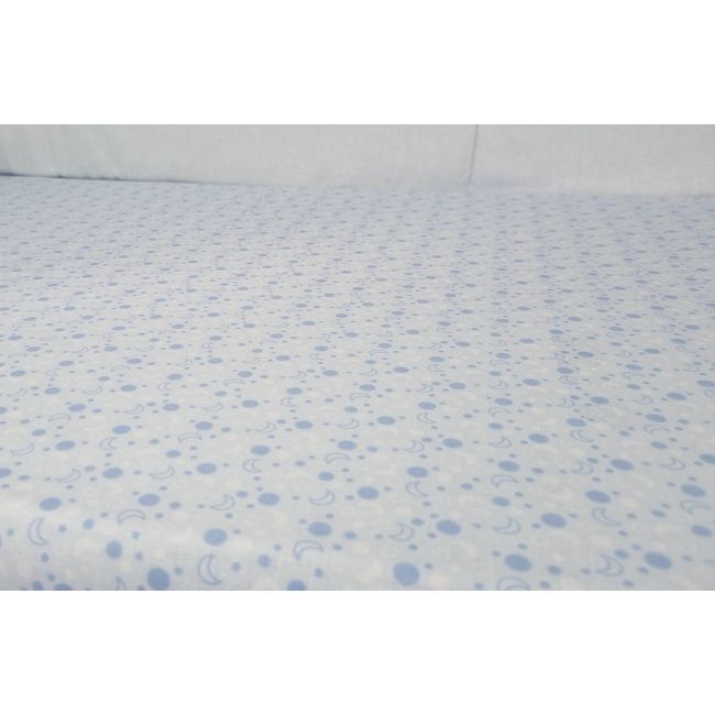 Set cearceafuri Blue Moon, cu elastic, din bumbac, 60x120 cm KDECE260120BLMOO
