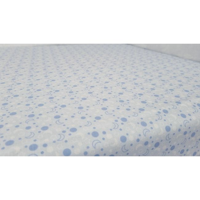Set cearceafuri Blue Moon, cu elastic, din bumbac, 70x110 cm KDECE270110BLMOO